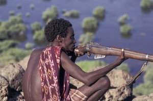 Fodaho Ahmed and gun